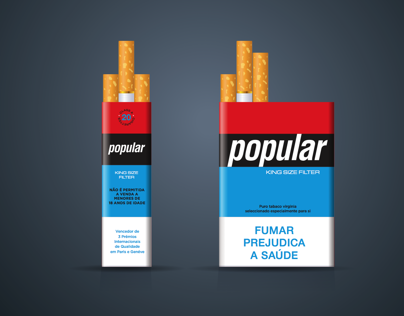Package Design - Popular Cigarettes