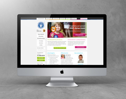 Fundacja Dzieciom - website design and development