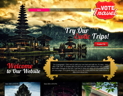 Travel - Website Design
