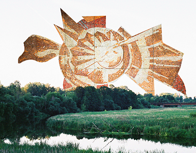 Belarusian mosaics in combination with the environment