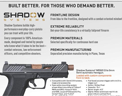 Catalog Full Page: Shadow Systems Handgun