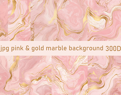 pink & gold marble background