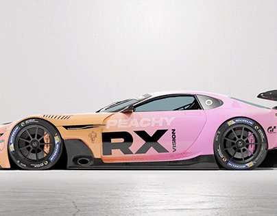 STAY PEACHY - Mazda RX Vision GT3 livery concept