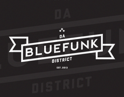 Da Bluefunk District Logotype
