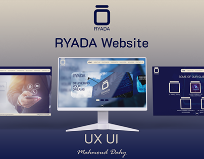 "Ryada" Website - UX/UI Design