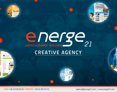 Energe21 creative agency portfolio