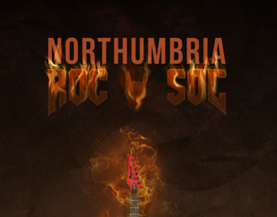 Northumbria Rock Society - Poster Design