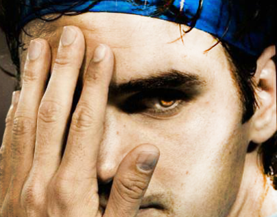 Retouching Design : Roger Federer