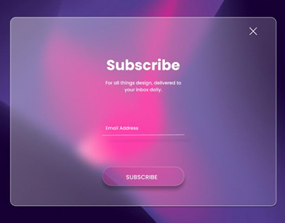 Daily UI Challenge - Subscribe