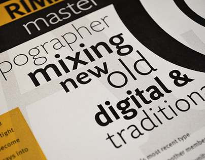 Jim Rimmer Typographic Magazine Spread