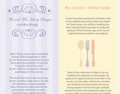 Victorian Leaflet Design / The Holly Lodge