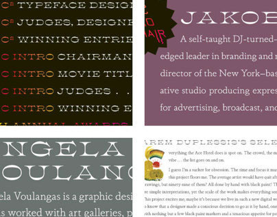 Athenian Extended typeface