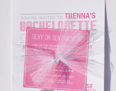 Bachelorette Invitation Tipsy in Tutus!