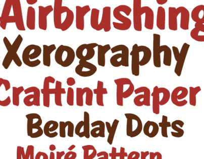 Showcard Stunt typeface