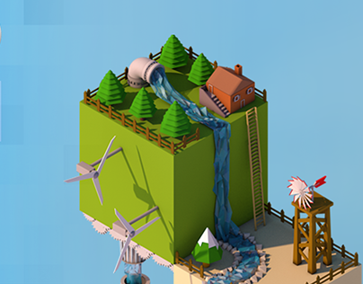 Isometric Low Poly World