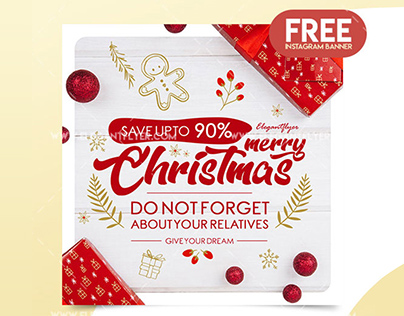 Christmas – Free Instagram Banner