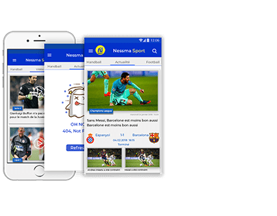 Nessma Sport Application Mobile
