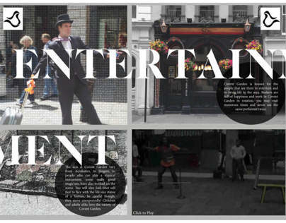 Interactive Magazine - Covent Garden