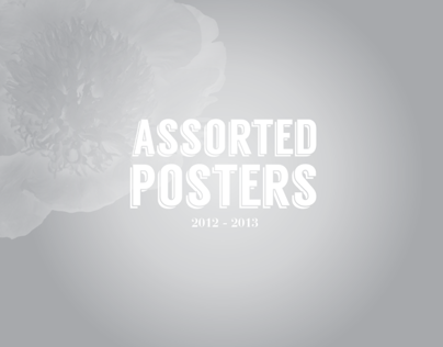 Assorted Posters | 2012 - 2013