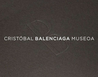 Cristóbal Balenciaga Museum on Behance