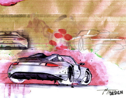 Porsche Design sketches