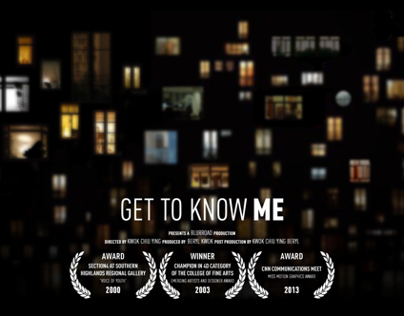 Get to know me :: My showreel 2013