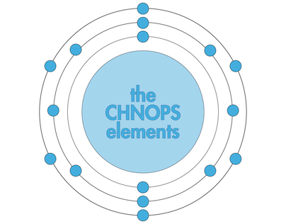 the CHNOPS elements_Poster design