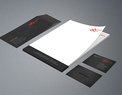Branding with dark  and red theme
