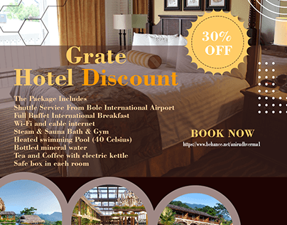 Poster For Grate Hotel Discounts
