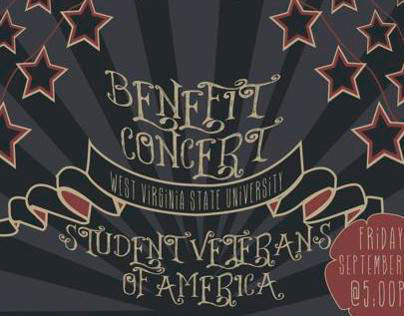 Student Veterans of America Benefit poster