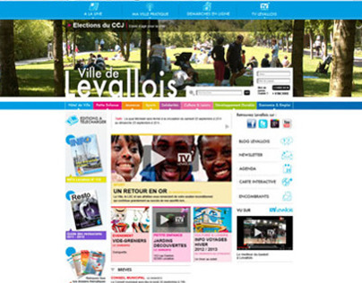Website Levallois projet