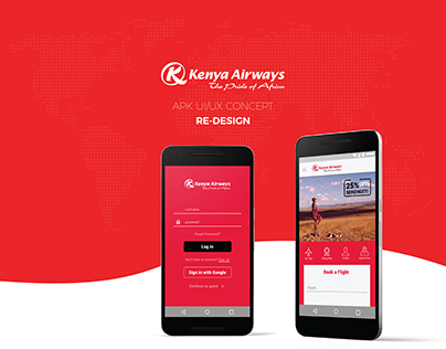 Kenya Airways UI Concept Re-Design