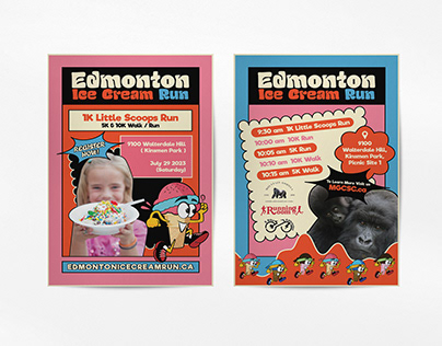 Edmonton Ice Cream Run Poster