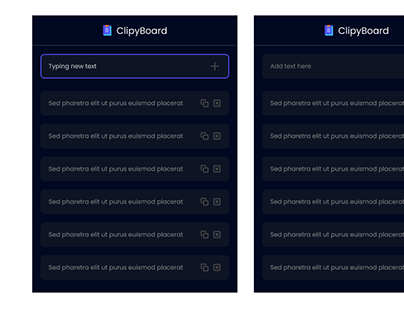 ClipyBoard — Chrome Clip Board Extension Design