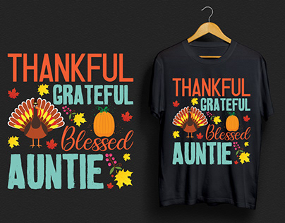 Thankful Grateful Blessed Auntie