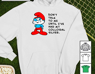Papa Smurf don’t talk to me until ive T-shirt