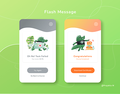Flash Message - Daily UI 11