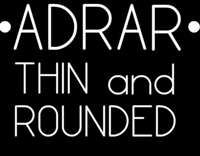 ADRAR Typeface