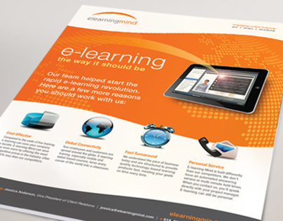 e-Learning Mind Website and Collateral