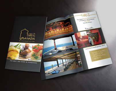 Leaflet for Granada restaurant
