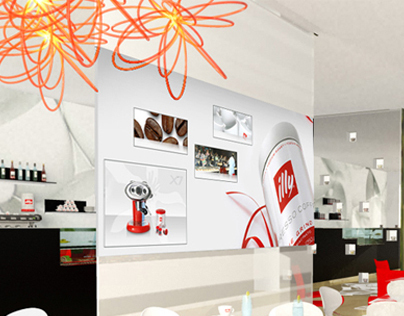 A conecpt store for illy coffee