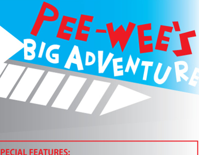 Pee-Wee’s Big Adventure DVD Design