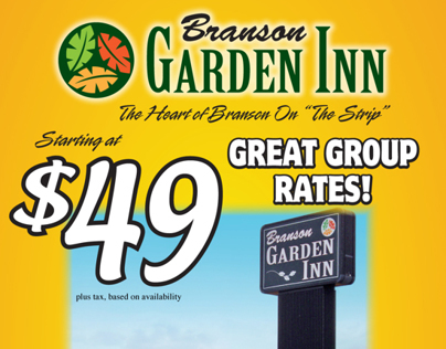 Branson Garden Inn ad for Westgate Resorts
