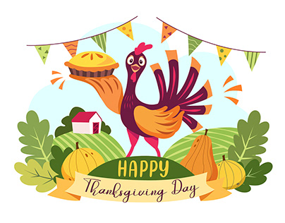 Thanksgiving Day Vector Illustration