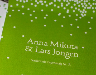 Anna & Lars - wedding branding - DOTS