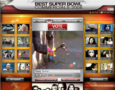 AOL SuperBowl Commercial Poll