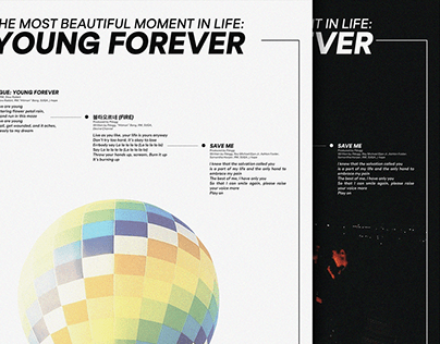 Young Forever Lyrics Poster