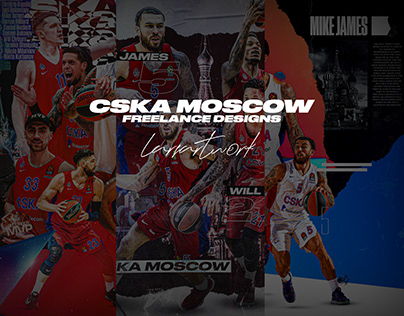 CSKA Moscow Basketball Designs