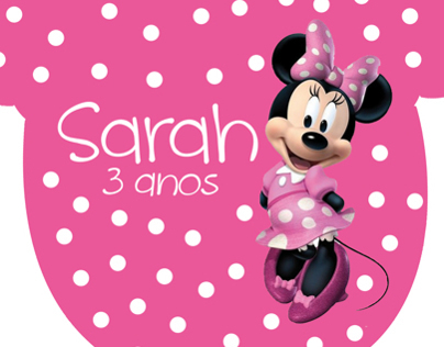 Convite Minnie - Sarah