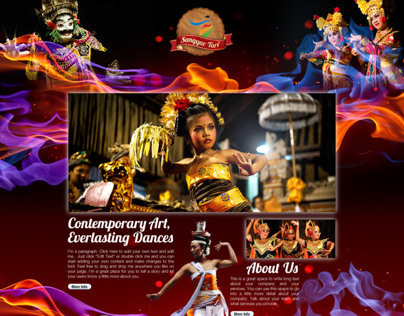 Traditional Dance - Website Template
